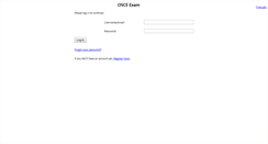 Desktop Screenshot of osce.empiricasoftware.com