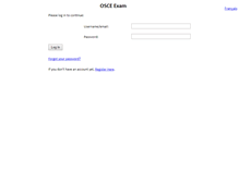 Tablet Screenshot of osce.empiricasoftware.com